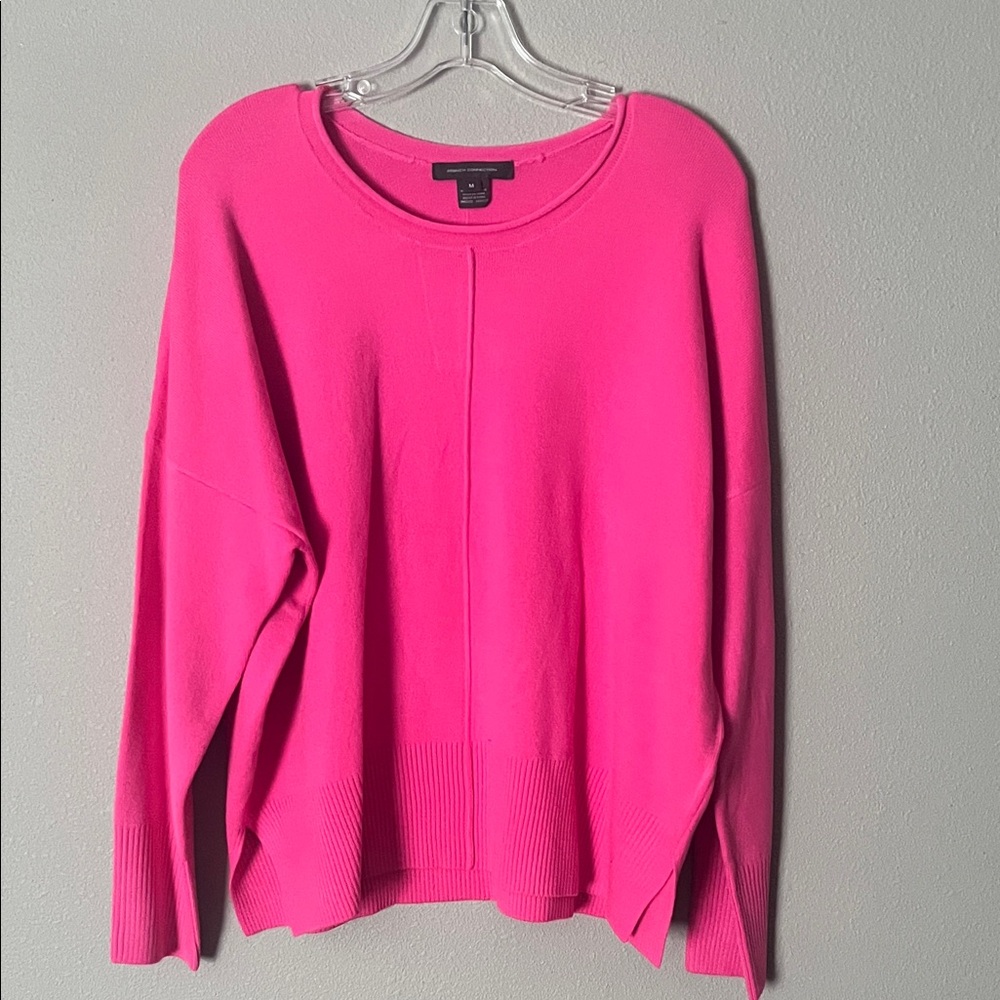 French Connection Vibrant Pink Sweatshirt